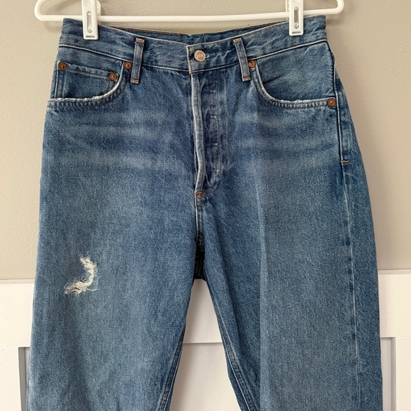 AGOLDE Jamie High Rise Classic Fit Jeans in Angst - Picture 5 of 11